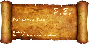 Palaczka Bea névjegykártya